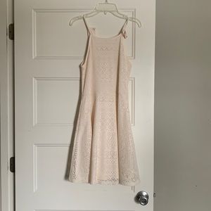 Ivory Mossimo Supply Co lace dress size S